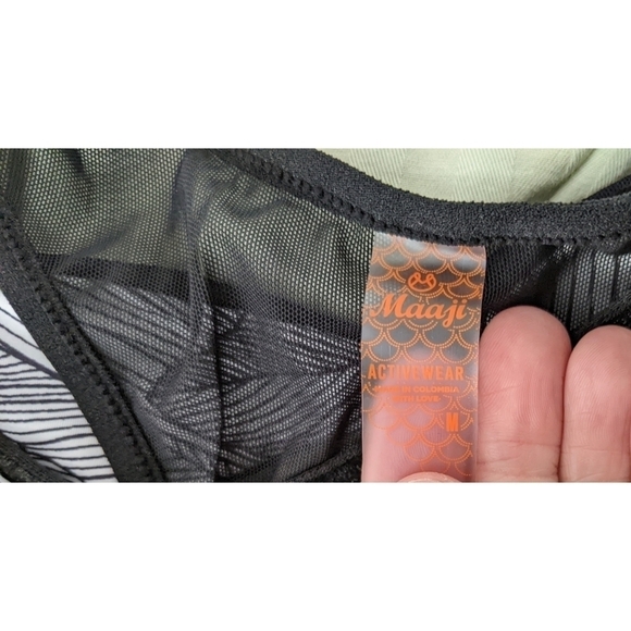 🆕 Maaji Black Warrior Bodysuit Size Medium - Picture 9 of 9